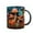 A 433, variant on QuLuJing Fathers Day Mug, 3 D Magics Mushrooms Mug Fashionable Cup Artistic Ceramic Cup Multifunctional Mug