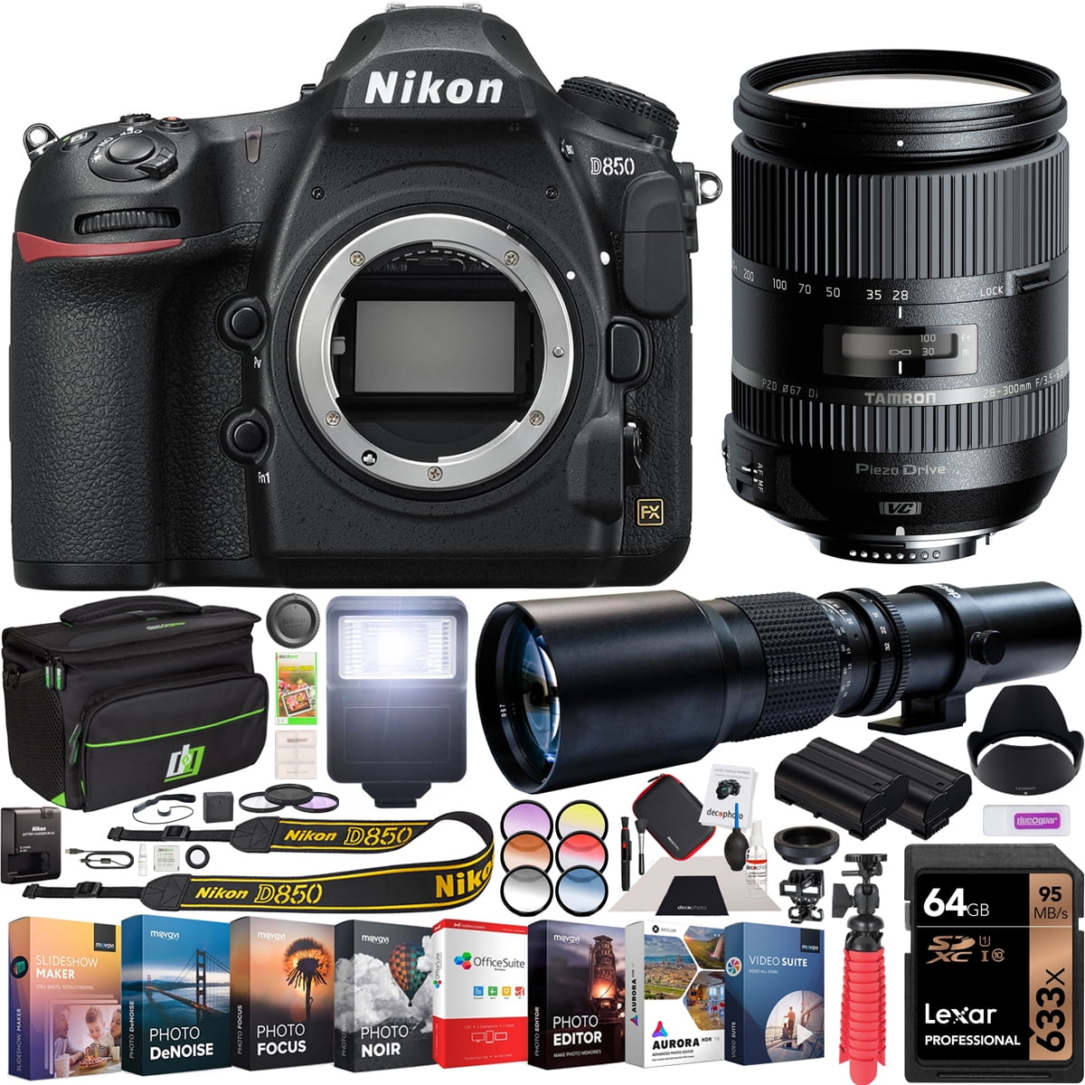 Nikon D850 45.7MP FullFrame FXFormat Digital SLR Camera Black Body