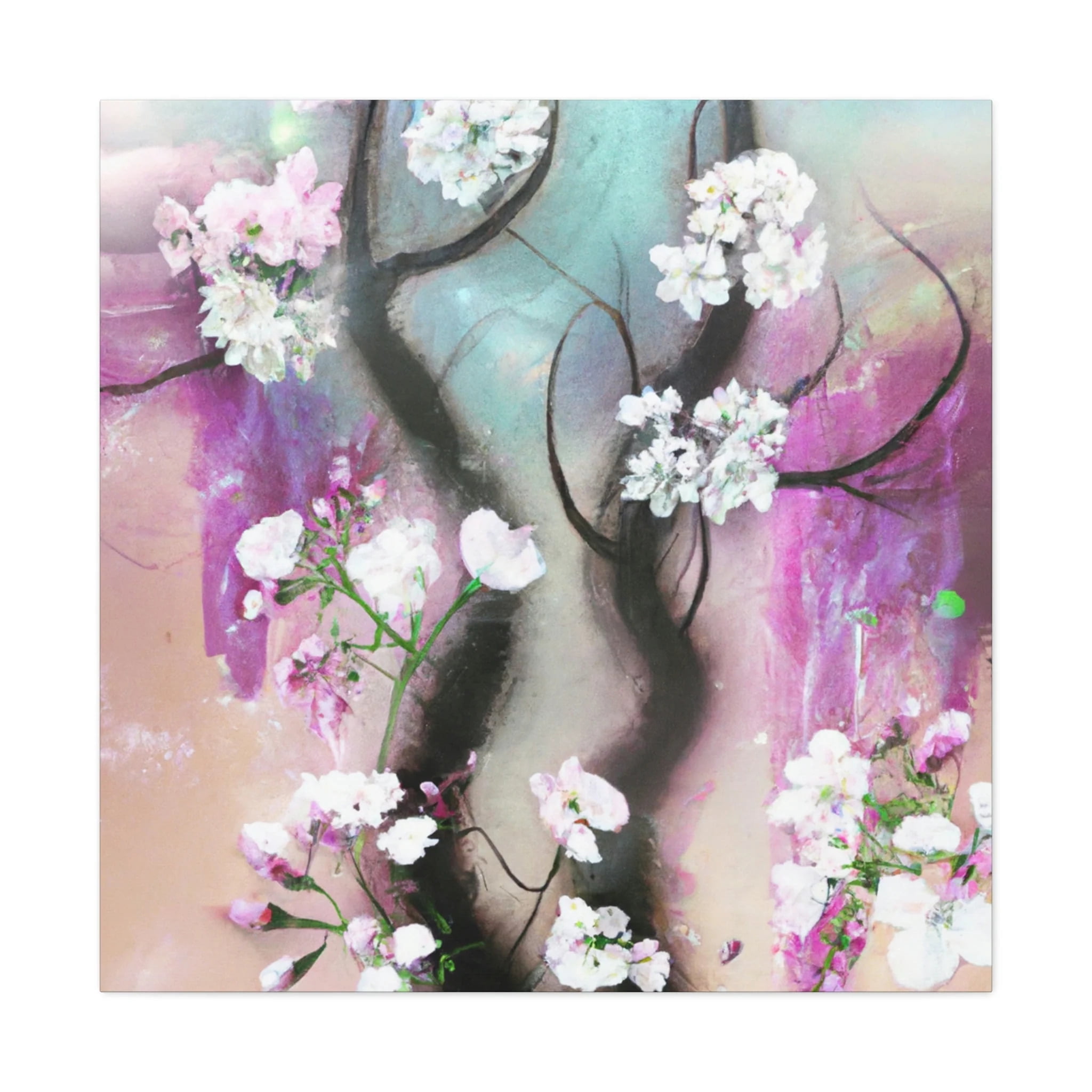 Cherry Blossoms Dreaming Canvas
