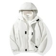 thumbnail image 2 of Men's Waterproof Ski Jacket with Detachable Insulated Liner Winter Windbreaker Hooded Snowboarding Mountain Jacket, 2 of 7