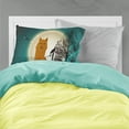 thumbnail image 2 of Halloween Scary Karelian Bear Dog Fabric Standard Pillowcase, 2 of 2