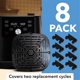 thumbnail image 3 of For Instant 6QT Air Fryer Replacement Grill Tray Protector Feet Mesh Tray Prevents Tray and Basket Damage, 3 of 5