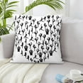 thumbnail image 6 of ZICANCN Decorative Throw Pillow Covers , Woman Female Girl Couch Sofa Decorative Knit Pillow Covers for Living Room Farmhouse 24"x24", 6 of 8