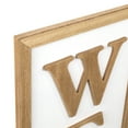 thumbnail image 6 of Northlight "Welcome" Wooden Framed Outdoor Porch Sign  - 40", 6 of 7