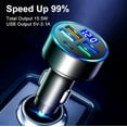 thumbnail image 4 of Universal USB & Type-C PD Car Auxiliary Power Fast LED Mobile Charger Adapter, 4 of 6