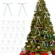 thumbnail image 1 of Árbol de Navidad Guirlanda 48 Piezas de Borgoña Terciopelo Árbol de Navidad Arco Puerta Corona Decoración Retro Corona Arco Decoración Árbol de Navidad, 1 of 6