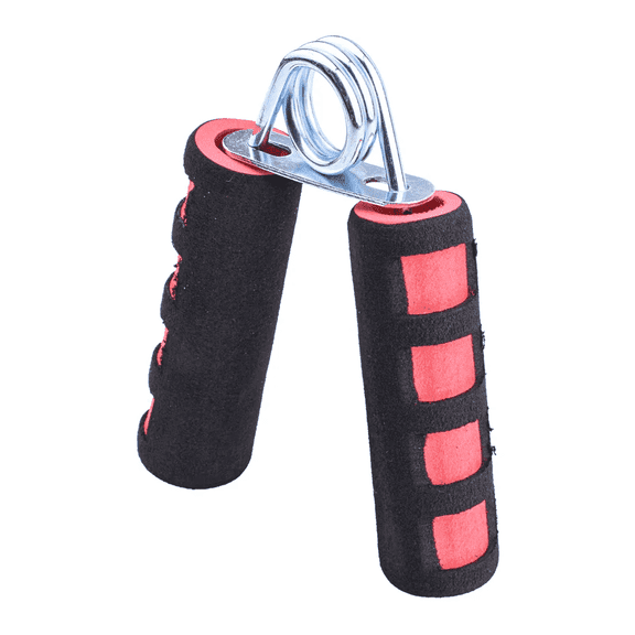 Adjustable Wrist Strength Exerciser Hand Grip Trainer – Foam Handle Wrist & Forearm Strength Tool, Red