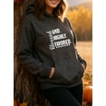 thumbnail image 4 of Christian Bible Verse Hoodie for Men Women, Faith Pullover Hooded Sweatshirt, Cozy Cotton Poly Blend, Inspirational Casual Outfit, 4 of 5