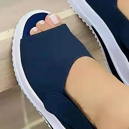 

CuiYou Wedge Sandals Breathable Anti-slip Casual Open-toed Women Summer Sandals