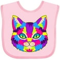 thumbnail image 3 of Inktastic Pop Art Cat Boys or Girls Baby Bib, 3 of 4