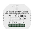 thumbnail image 1 of Alexazigbee3.0 Módulo De Relé De Interruptor De Obturador Inteligente Wifi De 2 Canales Interruptor De Atenuación De Luz Teléfono Electrodomésticos Temporizador Interruptor Blanco Cateissary HA016504-00, 1 of 7