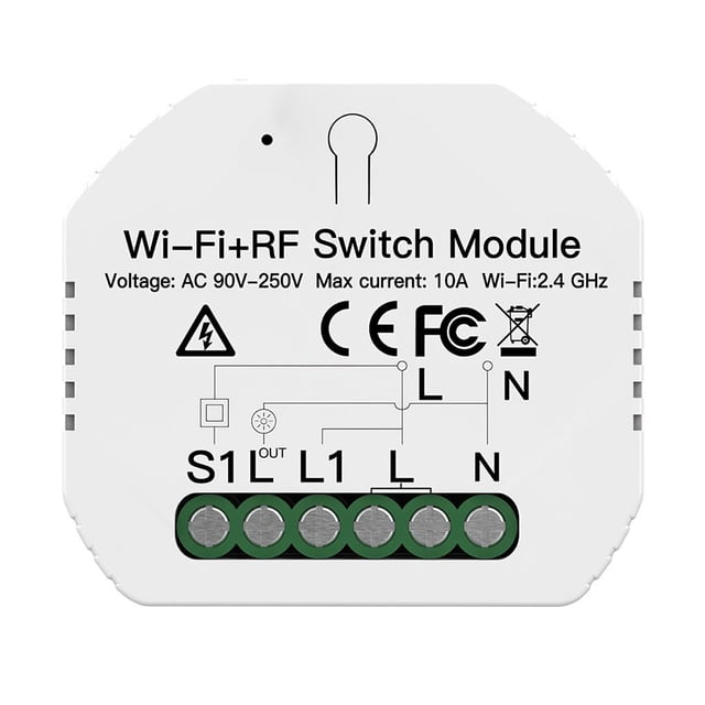Alexazigbee3.0 Módulo De Relé De Interruptor De Obturador Inteligente Wifi De 2 Canales Interruptor De Atenuación De Luz Teléfono Electrodomésticos Temporizador Interruptor Blanco Cateissary HA016504-00