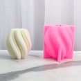 thumbnail image 1 of Wave Rotation Geometry Candle Mold Resin Mould Epoxy Resin Casting Molds for DIY Handmade Soap Candle Cake Decoration, 1 of 3