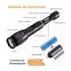 thumbnail image 4 of Linterna Led Recargable T6 Luz Táctica Portátil De Alta Potencia Zoom Telescópico, Linterna De Modo De Cinco Marchas, Adecuada Para Pesca, Equitación Nocturna, Camping, Senderismo Y Montañismo, 4 of 5