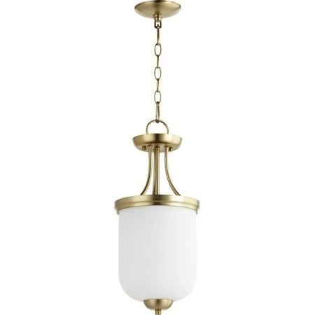 

Quorum International 2759-9 Enclave 2 Light 9 Wide Mini Pendant - Brass
