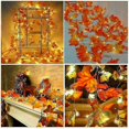 thumbnail image 1 of Guirnalda de otoño con Hojas de arce Led, decoración de luces, decoración navideña, 1 of 5
