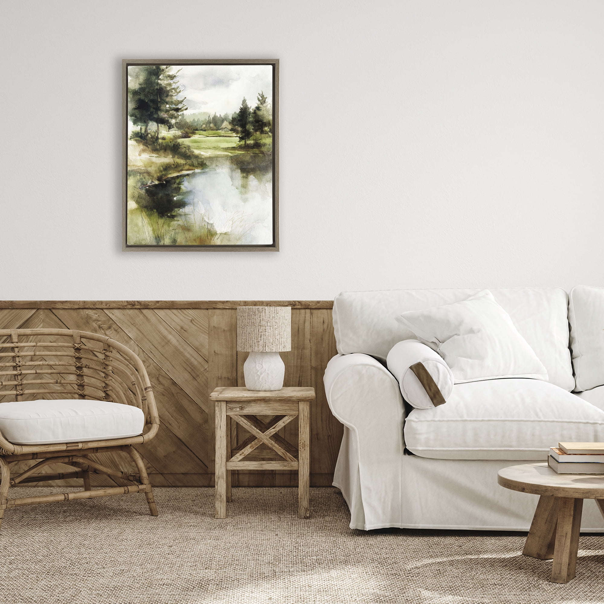 Stupell Industries The Secret Grove Brown Framed Floater Canvas Wall Art, design by Svetlana Aleynikova