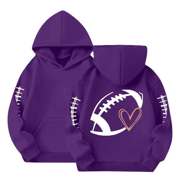 Grblisyd Boys Girls Baseball Sweatshirt Oversized Hoodies Kids Cute Funny Graphic Pullover Long Sleeve Athletic Sport Sweatshirts