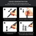 thumbnail image 4 of Double-Headed Marker Pen Liquid Mirror Marker Reflective Paint Pen Waterproof Chrome Marker Pen UV Resistant Permanent Mirror Paint Pen for Glass Ceramic Surface, 4 of 7