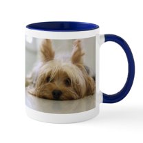 CafePress - Yorkie Dog Mugs - 11 oz Ceramic Mug - Novelty Coffee Tea Cup