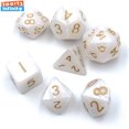 thumbnail image 2 of Mini dados de plástico para juego de mesa, dados poliédricos luminosos de doble Color, juego de dados Dnd, 7 piezas, 10mm, 2 of 4