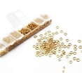 thumbnail image 4 of 1504Pcs Gold Open Jump Ring and Lobster Clasps Kit - Jewelry Making Repair Supplies with Pliers and Tweezers, 4 of 7