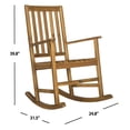 thumbnail image 4 of Safavieh Barstow Outdoor Traditional Rocking Chair, 4 of 6
