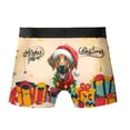 thumbnail image 2 of Merry Christmas Santa Rhodesian Ridgeback Scarf Twinkling Lights Xmas Holiday All Over Print Boxer Briefs Underwear for Men Dad Ridgebacks Dog Lover Gifts - 00022, 2 of 6