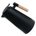 thumbnail image 5 of NICEXMAS Nordic Style Insulated Glass Water Kettle with Wooden Handle, Black, 4 Cup Capacity for Home Use, 5 of 8