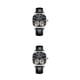 thumbnail image 1 of Reloj Mecánico Qarigey para hombre correa de cuero analógica Vintage regalo, 1 of 6