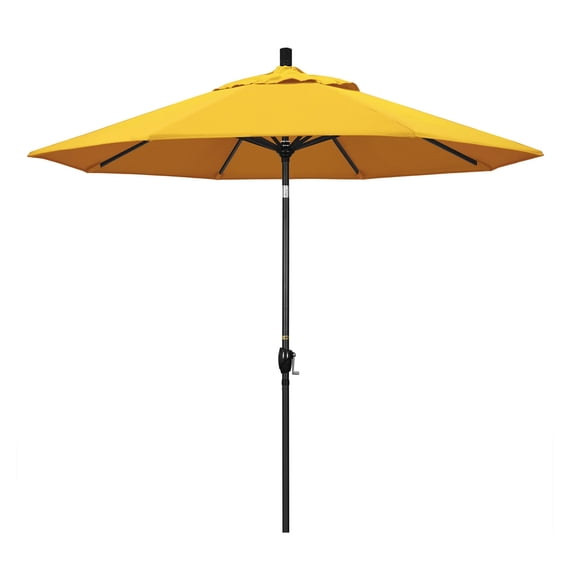 California Umbrella 9' Patio Umbrella in Sunflower Yellow