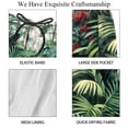 thumbnail image 4 of luoweisi Men's Beach Shorts Quick Dry Swim Trunks with Mesh Lining Tropical Plants L, 4 of 5