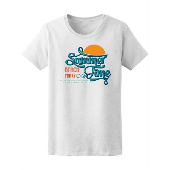Summer Time Beach Party T-Shirt Women -Image by Shutterstock, Female x-Large