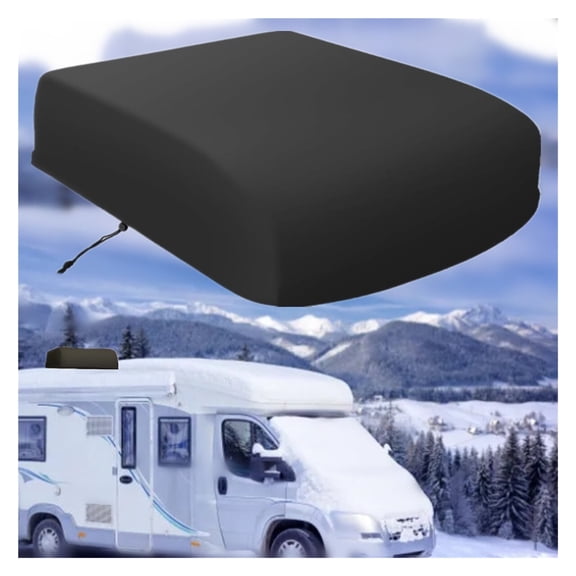 Camping roof air conditioning cover, RV air conditioning outdoor protective cover, RV car air conditioning snow cover, 600D waterproof Oxford cloth, three-layer structure,Car essentials