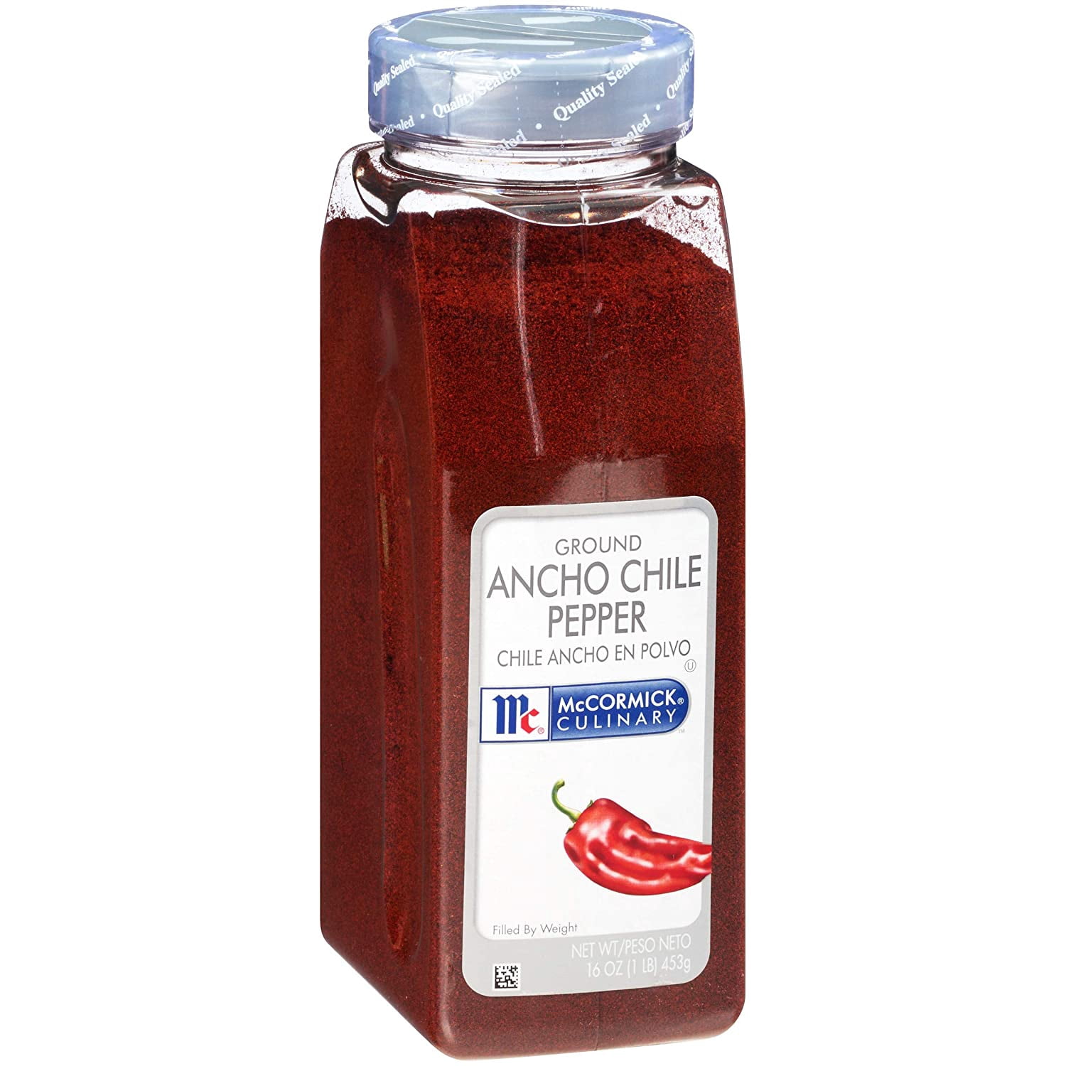 6 PACKS : McCormick Ancho Chile Pepper, Ground, 16-Ounce Plastic Bottle