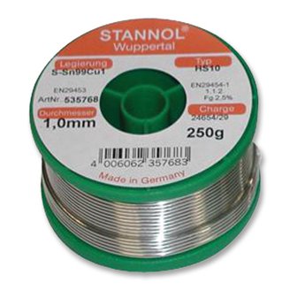 SÜA 56% Silver Brazing Solder Wire - 1/16" Diameter, BAg-7, Low Temp Cadmium-Free (1 Troy Oz + Flux)