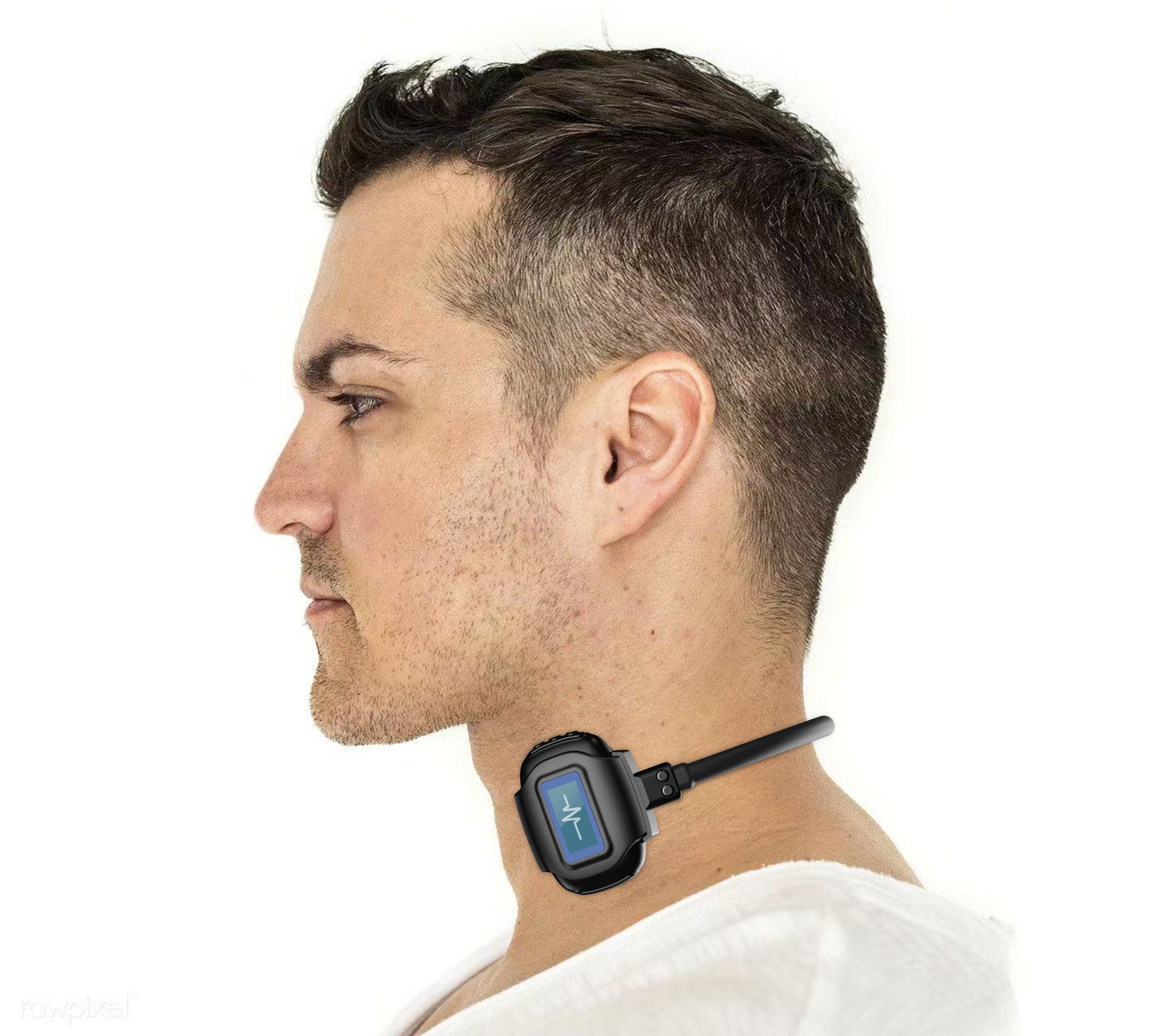 Vagus Nerve Neck Massage Stimulation Device, Wearable Relaxation tVNS Stimulator, VNTune Fit