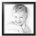thumbnail image 2 of ArtToFrames 16" x 16" Black Velvet with Silver - 1.25 Picture Frame, 16x16 inch Black MDF Poster Frame (WOM-4691),  Pack, 2 of 8