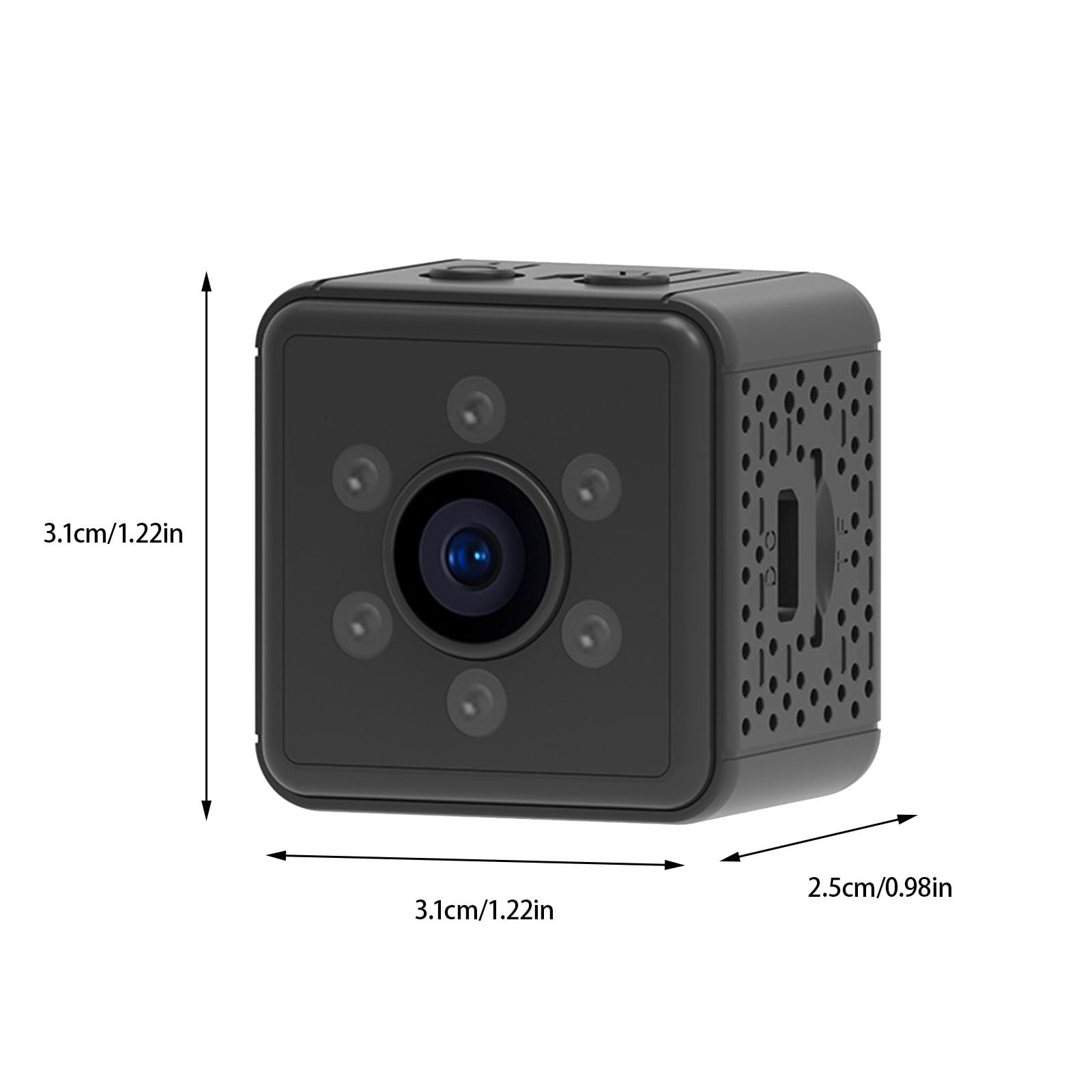 Kchsji Mini WiFi Camera Indoor Wireless Security Battery CCTV Monitor 1080P Night Vision Motion Detection Magnetic Mount for Home Office Baby Pet Elderly Monitoring Travel Study Daily Security Use
