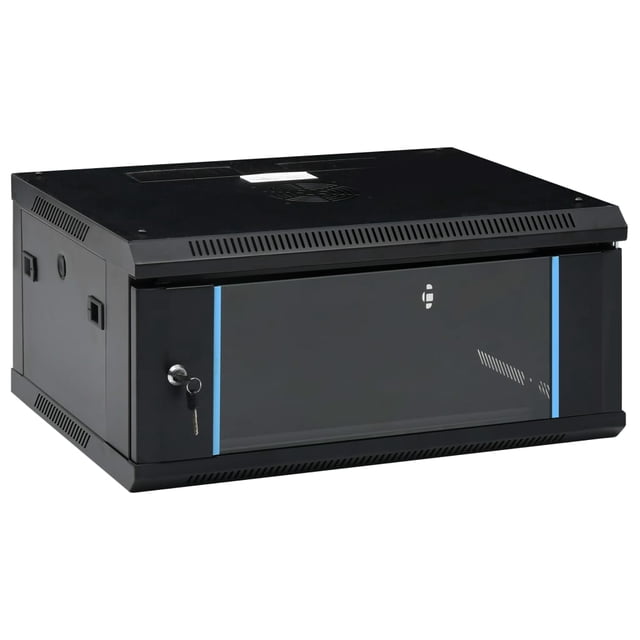 vidaXL Armoire Réseau Murale 4U 19 IP20 600x450x285 mm