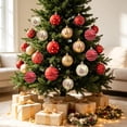 thumbnail image 6 of 16-Piece Christmas Ball Ornaments Set, Christmas Tree Ornaments, Electroplated Plastic Baubles with Hanging Loops for Tree Wreath Home Holiday Decor(Yellow+Red), 6 of 7