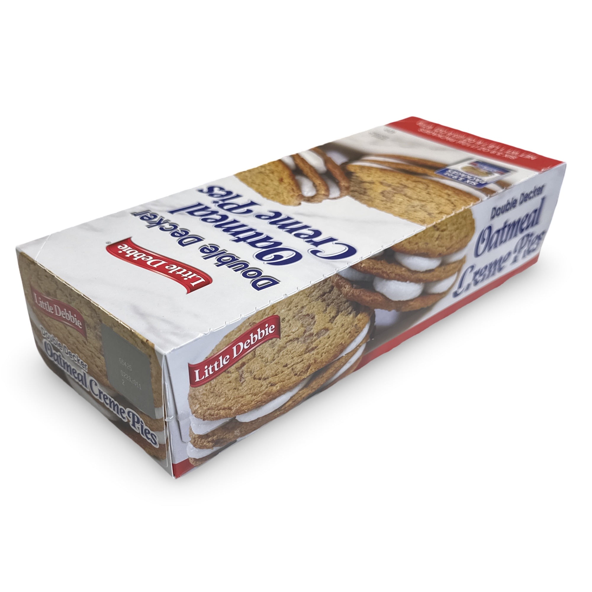 Little Debbie Oatmeal Double Decker Rounds, Indiv. Wrapped, 3.9 oz, 18 Pack