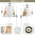 thumbnail image 4 of Dog Flowers Leaves Golden Retriever LED Desk Lamp Table Lamp USB Bedside Nightstand Small Lamp for Bedroom Living Room Kids Room, 4 of 8