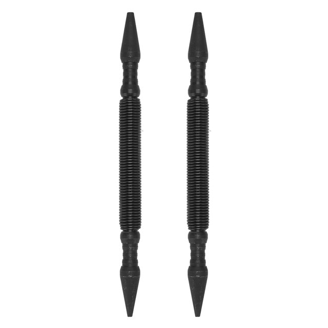 Punzón central de doble cabezal, 2 uds., 3500 PSI, fuerza de golpe, cabezal de clavadora de 3/32 pulgadas, punzón de resorte central sin martillo de 1/8 pulgadas