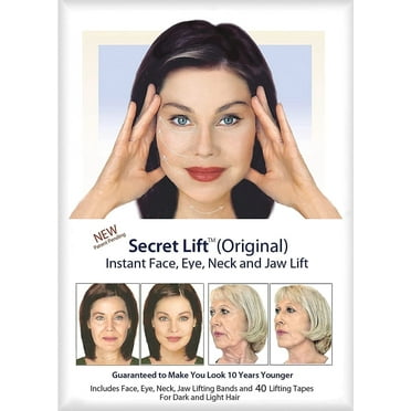 Secret Lift - Instant Face, Neck & Eye Lift Kit Lifting Bands & Tapes (40 Pieces) by CosmeSearch