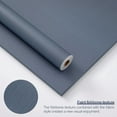 thumbnail image 3 of 24"x393" Navy Blue Grasscloth Peel and Stick Fabric Textured Contact Paper Linen Popular Wallpaper Vintage Matte Frosted Waterproof Flax Wallpaper for Bedroom Bathroom Kitchen (Dark Blue), 3 of 18