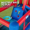 thumbnail image 7 of Sunny & Fun Bounce-A-Round Child Inflatable Water Slide Park with Bounce House for Outside - Blue, 7 of 7