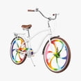 thumbnail image 2 of JETSON 24'' ZEPHYR CRUISER BIKE - WHITE/RAINBOW, 2 of 5