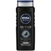 (2 pack) (2 pack) NIVEA Men Active Clean Body Wash 16.9 fl. oz.