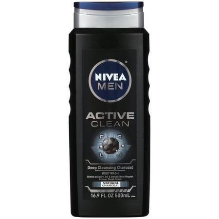 (2 pack) NIVEA Men Active Clean Body Wash 16.9 fl.